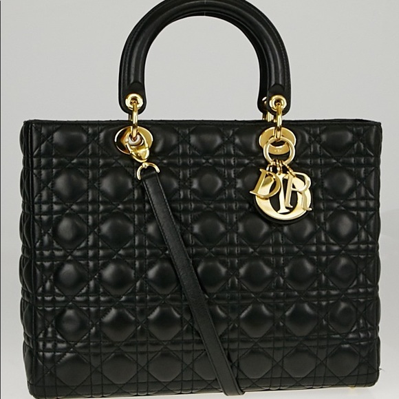 🚫⛔️SOLD⛔️🚫CHRISTIAN DIOR Cannage Large Lady Dior - Picture 8 of 8